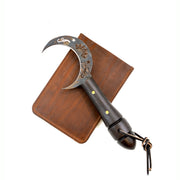 Crescent Moon Harvester with Leather Cover