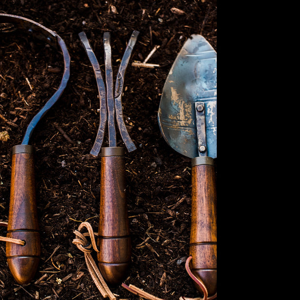 pretty garden tools set Fisher Blacksmithing | Handcrafted Gardening Tools